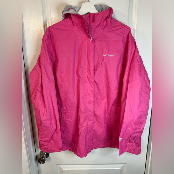 NWOT Columbia Women’s Plus Size Fuchsia Pink Arcadia II Jacket - Size 2X - Picture 1 of 7